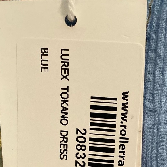 Roller Rabbit Tokano Dress in Blue, New with Tags - Picture 4 of 5